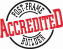 Accredited Post-Frame Builder Logo